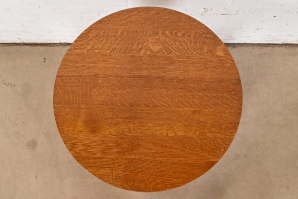 Stickley Mission Oak Arts & Crafts Lamp Table or Occasional Side Table - Image 7