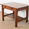 Gustav Stickley Mission Oak Arts & Crafts Writing Desk or Library Table, Circa 1910 - Image 4