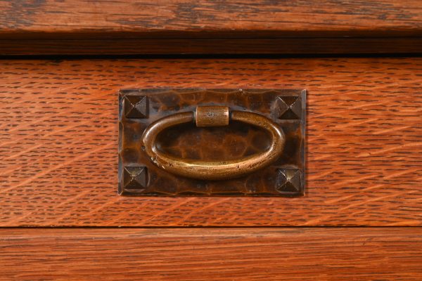 Gustav Stickley Mission Oak Arts & Crafts Writing Desk or Library Table, Circa 1910 - Image 6