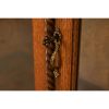 Antique Victorian Carved Oak Glass Front Bookcase, Circa 1890 - Image 9