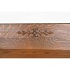 Antique Victorian Carved Oak Glass Front Bookcase, Circa 1890 - Image 8