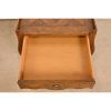 Baker Furniture French Provincial Louis XV Carved Oak and Burl Wood Tea Table or Occasional Side Table, Circa 1960s - Image 6