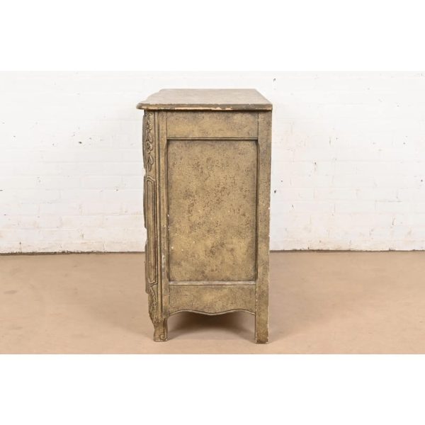 Baker Furniture French Provincial Louis XV Lacquered Commode or Chest of Drawers - Image 10