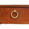 Baker Furniture French Regency Louis XVI Carved Cherry and Burl Wood Tea Tables, Newly Refinished - Image 7