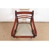 Baker Furniture Regency Carved Mahogany Arm Chair or Side Chair - Image 5