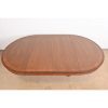 Baker Furniture Regency Paw Foot Pedestal Extension Dining Table, Newly Refinished - Image 9