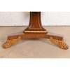 Baker Furniture Regency Paw Foot Pedestal Extension Dining Table, Newly Refinished - Image 10