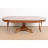 Baker Furniture Regency Paw Foot Pedestal Extension Dining Table, Newly Refinished - Image 8