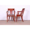 Baker Furniture Solid Cherry Wood Regency Dining Chairs - Set of 6 - Image 6