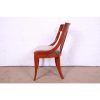 Baker Furniture Solid Cherry Wood Regency Dining Chairs - Set of 6 - Image 9