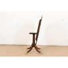 Baker Furniture Style Georgian Banded Mahogany Pedestal Flip Top Dining or Breakfast Table, Newly Refinished - Image 10