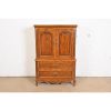 Drexel Heritage French Provincial Louis XV Carved Walnut Gentleman's Chest - Image 2
