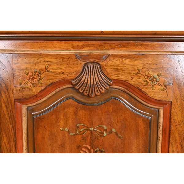 Drexel Heritage French Provincial Louis XV Carved Walnut Gentleman's Chest - Image 6