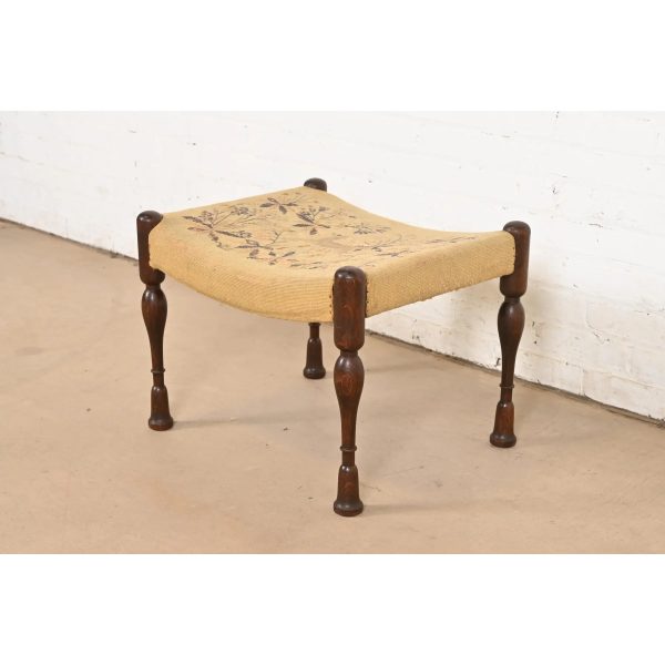 Early Gustav Stickley "India Seat" Stool or Ottoman, Circa 1900 - Image 3
