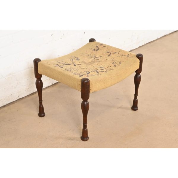 Early Gustav Stickley "India Seat" Stool or Ottoman, Circa 1900 - Image 4