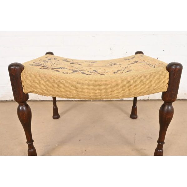 Early Gustav Stickley "India Seat" Stool or Ottoman, Circa 1900 - Image 6