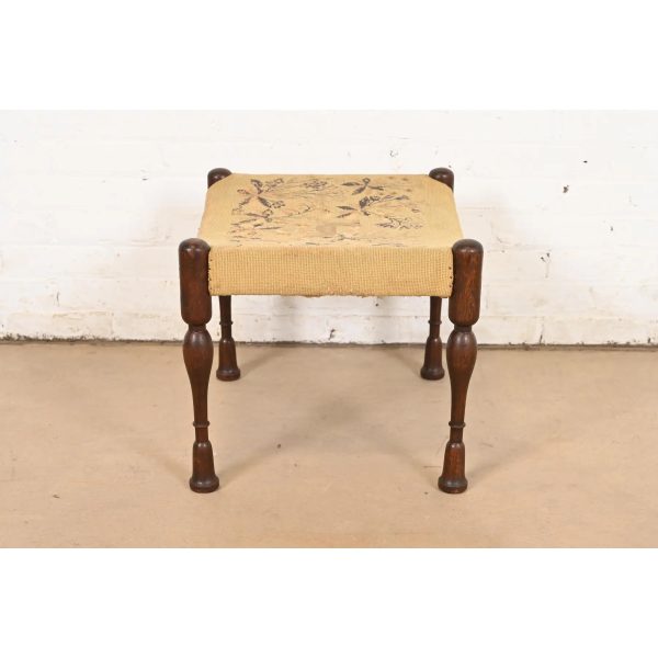 Early Gustav Stickley "India Seat" Stool or Ottoman, Circa 1900 - Image 9