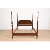 Henkel Harris Georgian Carved Mahogany Queen Size Poster Bed