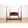 Henkel Harris Georgian Carved Mahogany Queen Size Poster Bed - Image 2