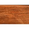 Henkel Harris Georgian Solid Cherry Wood Double Pedestal Extension Dining Table, Newly Refinished - Image 11