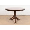Henkel Harris Georgian Solid Mahogany Double Pedestal Extension Dining Table, Newly Refinished - Image 10