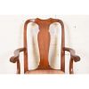Henkel Harris Queen Anne Solid Cherry Wood Dining Chairs, Set of Six - Image 6