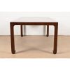 Henredon Mid-Century Hollywood Regency Chinoiserie Sculpted Walnut Extension Dining Table, Circa 1970s - Image 10