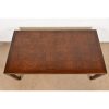Henredon Mid-Century Hollywood Regency Chinoiserie Sculpted Walnut Extension Dining Table, Circa 1970s - Image 8