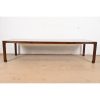 Henredon Mid-Century Hollywood Regency Chinoiserie Sculpted Walnut Extension Dining Table, Circa 1970s - Image 3