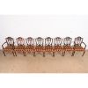 Kindel Furniture Federal Mahogany Shield Back Dining Chairs, Set of Eight - Image 5