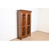 Kindel Furniture French Provincial Louis XV Carved Cherry Wood Lighted Bibliotheque Bookcase Cabinet - Image 4