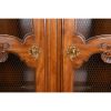 Kindel Furniture French Provincial Louis XV Carved Cherry Wood Lighted Bibliotheque Bookcase Cabinet - Image 8