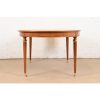 Kindel Furniture French Regency Louis XVI Cherry Wood Extension Dining Table, Newly Refinished - Image 11