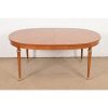 Kindel Furniture French Regency Louis XVI Cherry Wood Extension Dining Table, Newly Refinished - Image 7