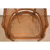 Kindel Furniture Hollywood Regency Faux Bamboo and Cane Club Chair, Circa 1970s - Image 8