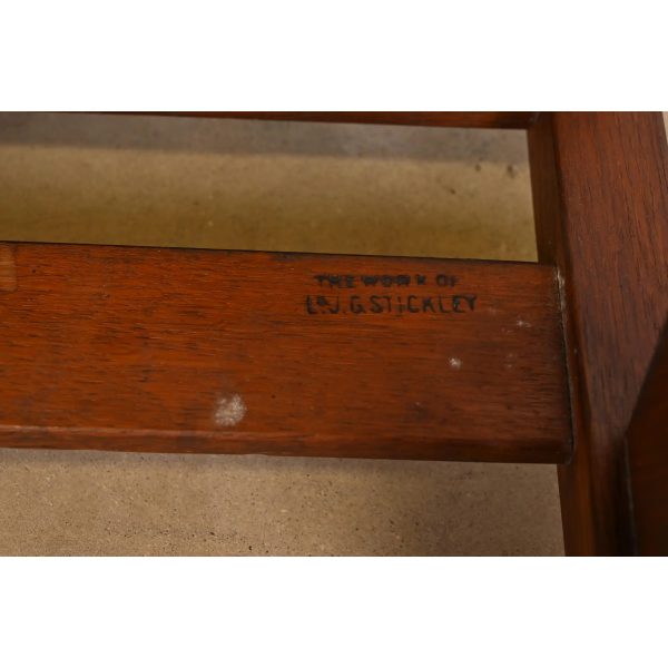 L. & J. G. Stickley Antique Mission Oak Arts & Crafts Rocking Chair, Circa 1900 - Image 11