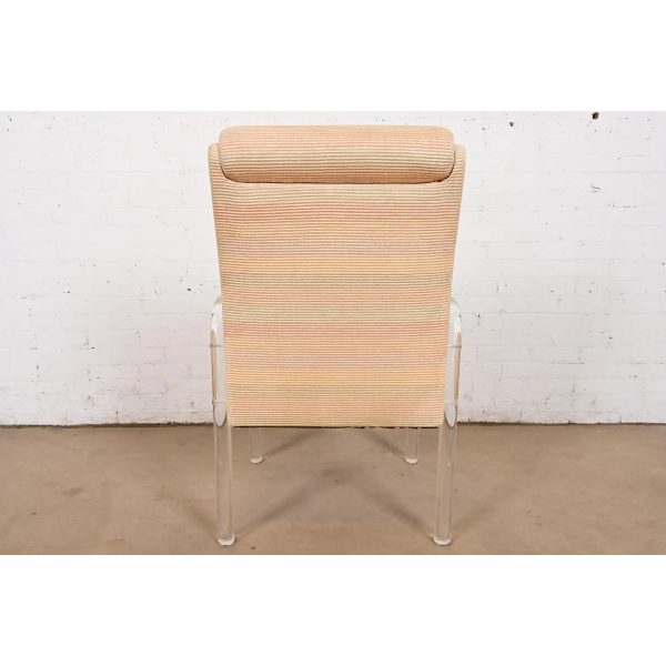 Leon Frost for Lion in Frost Modern Art Deco Lucite Armchairs or Club Chairs, Pair - Image 9