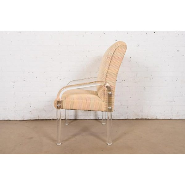 Leon Frost for Lion in Frost Modern Art Deco Lucite Armchairs or Club Chairs, Pair - Image 8