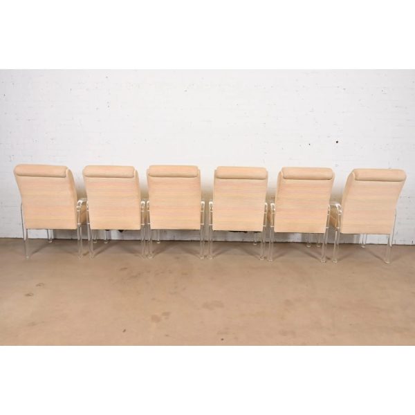 Leon Frost for Lion in Frost Modern Art Deco Lucite Armchairs, Set of Six - Image 10