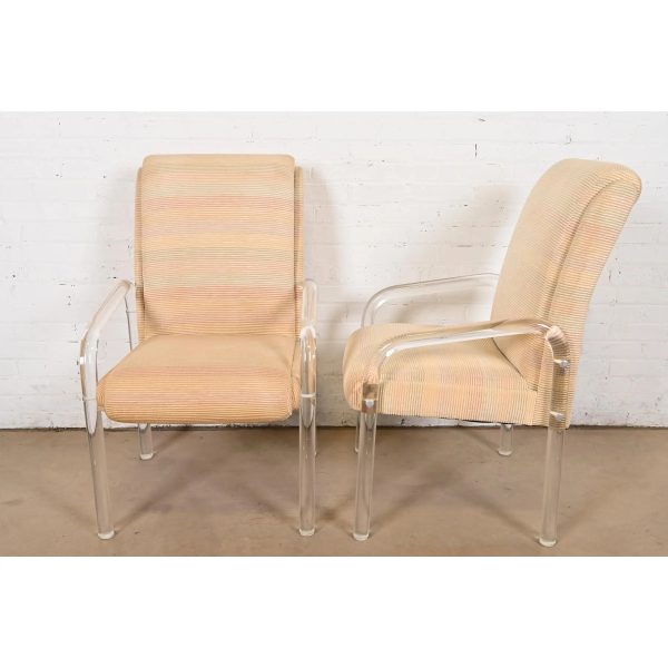 Leon Frost for Lion in Frost Modern Art Deco Lucite Armchairs, Set of Six - Image 9