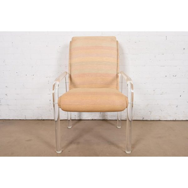 Leon Frost for Lion in Frost Modern Art Deco Lucite Armchairs, Set of Six - Image 6