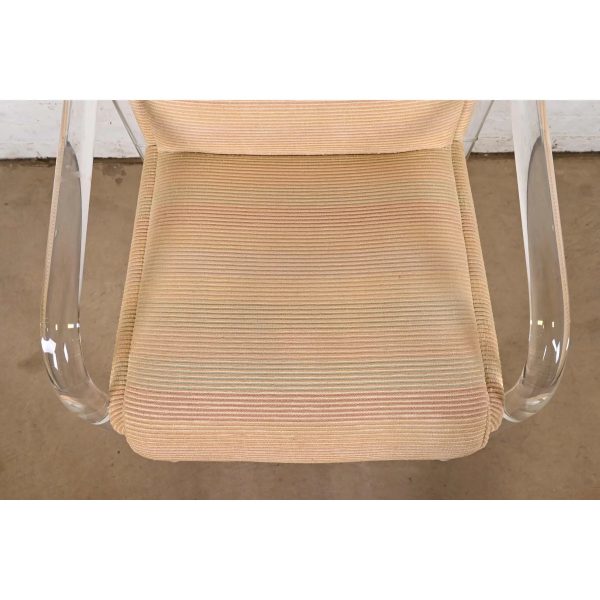 Leon Frost for Lion in Frost Modern Art Deco Lucite Armchairs, Set of Six - Image 8