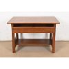 Limbert Antique Mission Oak Arts & Crafts Desk or Library Table, Circa 1910 - Image 5