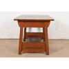 Limbert Antique Mission Oak Arts & Crafts Desk or Library Table, Circa 1910 - Image 10