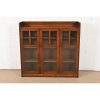 Limbert Antique Mission Oak Arts and Crafts Triple Bookcase Cabinet, Circa 1900 - Image 2
