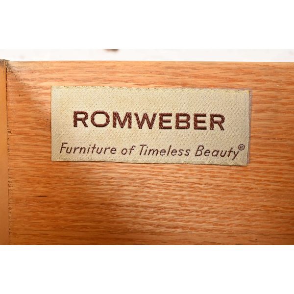 Romweber French Rococo Louis XV Cream Lacquered Nightstands, Circa 1960s - Image 7
