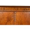 Romweber Style Queen Anne Burl Wood Bookcase or Bar Cabinet, Circa 1930s - Image 7