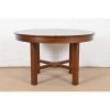 Stickley Antique Mission Oak Arts & Crafts Extension Dining Table, Newly Refinished - Image 2