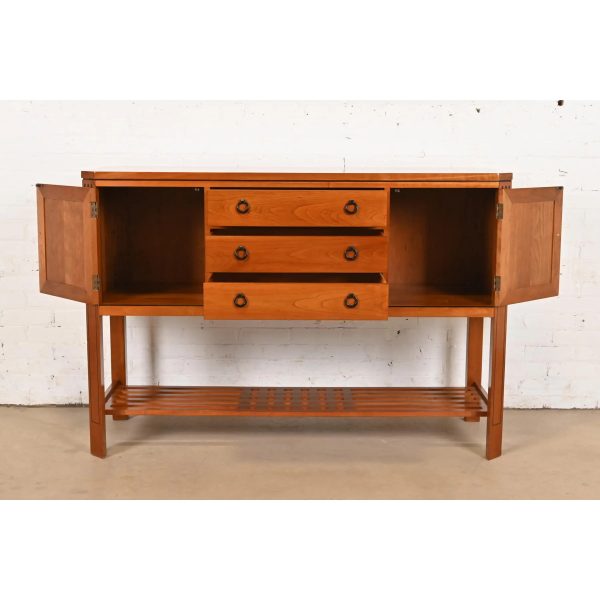Stickley Arts & Crafts Cherry Wood Sideboard or Bar Cabinet - Image 5