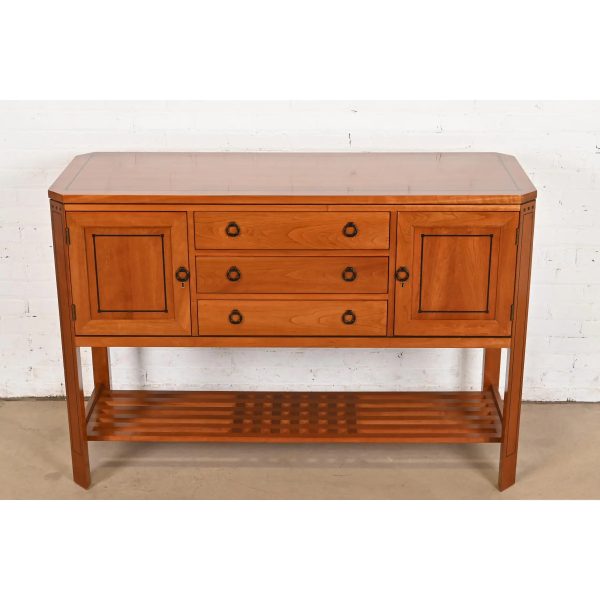 Stickley Arts & Crafts Cherry Wood Sideboard or Bar Cabinet - Image 2